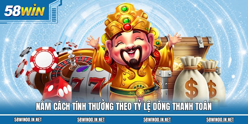 Nắm cách tính thưởng theo tỷ lệ dòng thanh toán