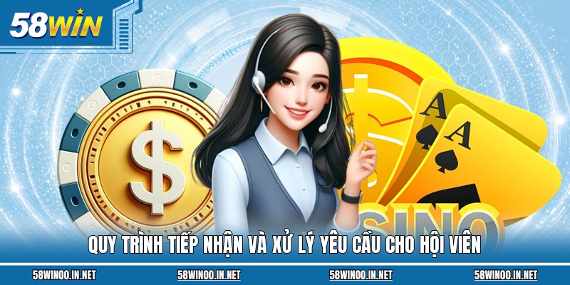 Quy trình tiếp nhận và xử lý yêu cầu cho hội viên